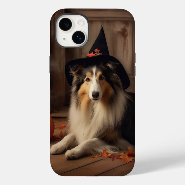 Shetland Sheepdog Pumpkins Halloween Scary  Case-Mate iPhone Case (Back)