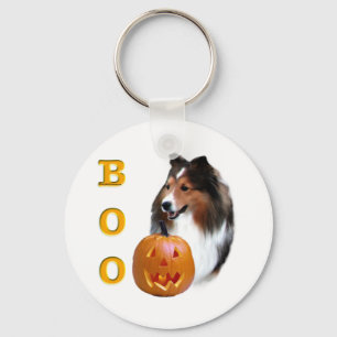 Shetland Sheepdog (sable) Boo Key Ring