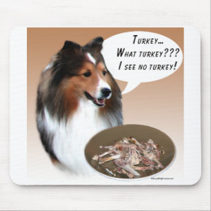 Shetland Sheepdog (sable) Turkey Mouse Mat