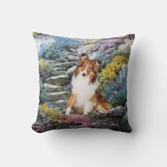 Shetland Sheepdog Sheltie Art Gifts Cushion (Front)