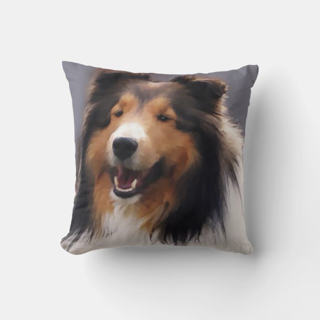 Shetland Sheepdog Sheltie Art Gifts Cushion (Front)