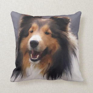 Shetland Sheepdog Sheltie Art Gifts Cushion