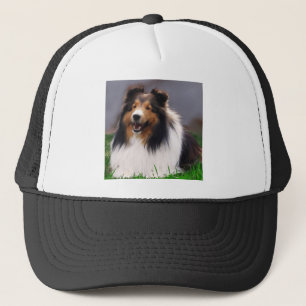 Shetland Sheepdog Sheltie Art Gifts Trucker Hat