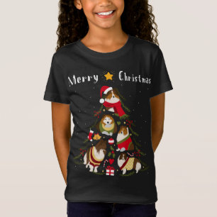 Shetland Sheepdog Sheltie Christmas Tree Xmas Dog T-Shirt