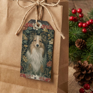 Shetland Sheepdog Sheltie Cottagecore Vintage Gift Tags