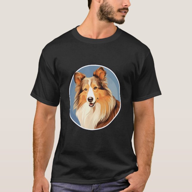 Shetland Sheepdog Sheltie Dog Breed T-Shirt (Front)