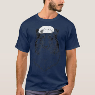 Shetland Sheepdog Sheltie Dog Cook Chef Funny Cook T-Shirt