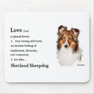 Shetland Sheepdog Sheltie Gifts Mouse Mat