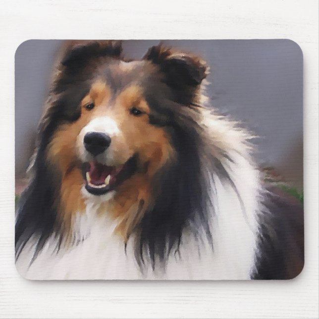 Shetland Sheepdog Sheltie Gifts Mouse Mat (Front)