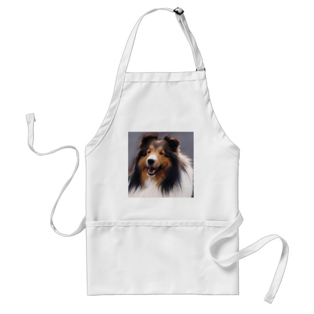 Shetland Sheepdog Sheltie Gifts Standard Apron (Front)