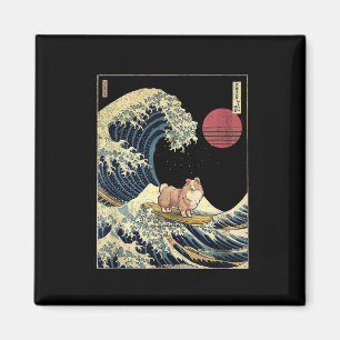 Shetland Sheepdog Sheltie Japanese Kanagawa Wave F Magnet