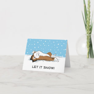 Shetland Sheepdog Sheltie Let it Snow Dog Holiday