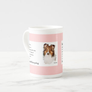 Shetland Sheepdog Sheltie Lovers Gifts Bone China Mug
