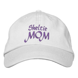 Shetland Sheepdog Sheltie MOM Gifts Embroidered Hat