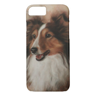 Shetland Sheepdog Sheltie smiling iPhone 8/7 Case