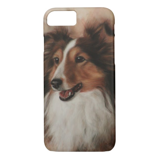 Shetland Sheepdog Sheltie smiling Case-Mate iPhone Case (Back)