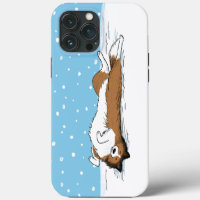 Shetland Sheepdog Snow Dog - Happy Sheltie Winter