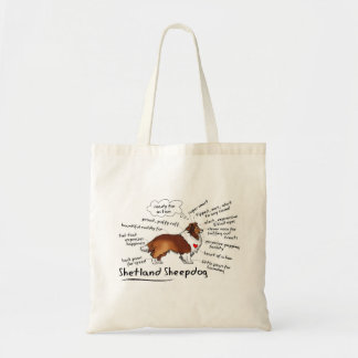 Shetland Sheepdog tote bag