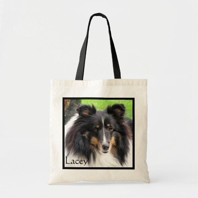 Shetland Sheepdog Tote Bag (Front)