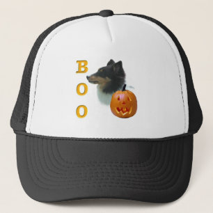 Shetland Sheepdog (tri colour) Boo Trucker Hat