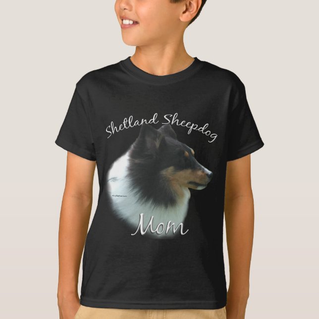 Shetland Sheepdog (tri) Mum 2 T-Shirt (Front)