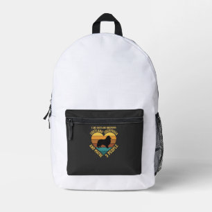Shetland Sheepdogs Retro Heart Dog Lover Printed Backpack