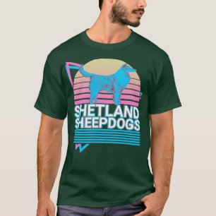 Shetland Sheepdogs Retro T-Shirt