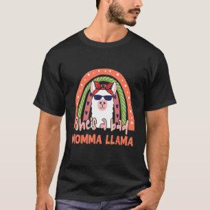 Sheu2019s A Bad Momma Llama Love Mummy Mothers Da T-Shirt
