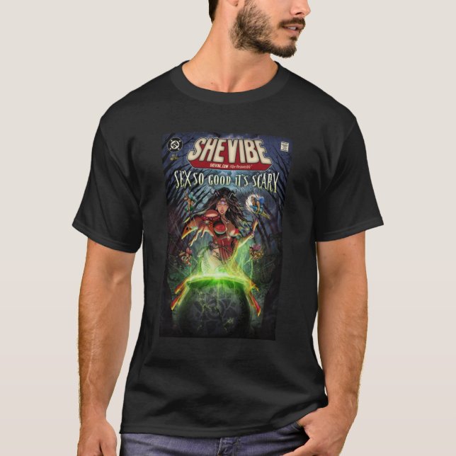 SheVibe Sliquid Cover Art  T-Shirt (Front)