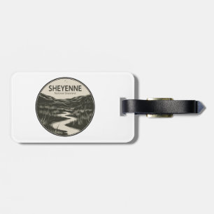 Sheyenne National Grassland Stream Luggage Tag