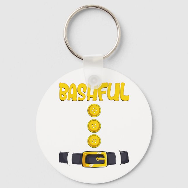 Shful Halloween Dwarf Costume Colour Matching  Key Ring (Front)
