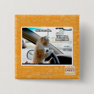 Shh! Be very quiet 15 Cm Square Badge