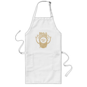 Shh... Coffee and Me Time Long Apron