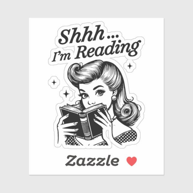 Shh I'm reading (Sheet)