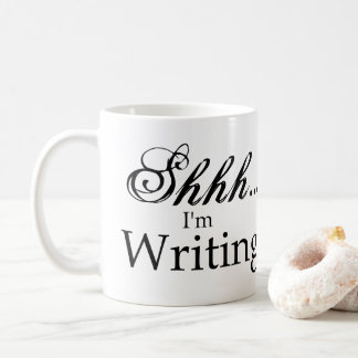 Shh I'm Writing Mug