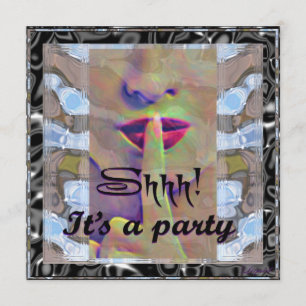 Shh! It's a party invite