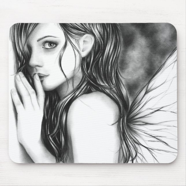 Shh Now Fairy Fae Mouse Mat (Front)