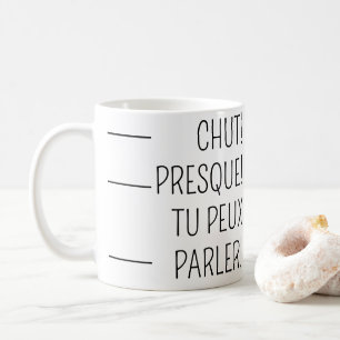 shh, now you can talk coffee mug