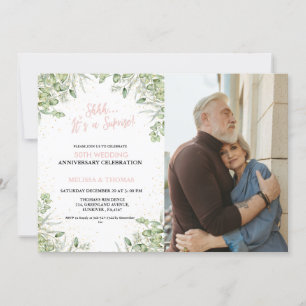 Shhh It's a surprise 50th Wedding Anniversary  Invitation