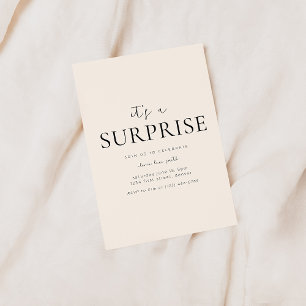Shhh.. It's A Surprise Party Invite Template