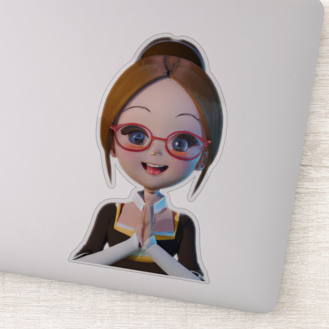 Shhh! Librarian on Duty Sticker | Adorable Gift (Detail)