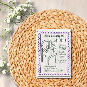 Shhh Surprise Party Invitation