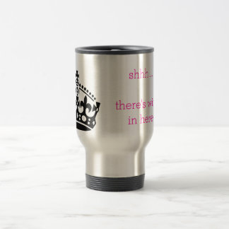 shhh… there's wine in here travel mug