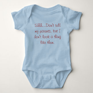 Shhhh....don't tell my parents.... baby bodysuit