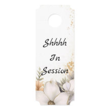 Shhhh In Session Therapist Office Door Sign Hanger