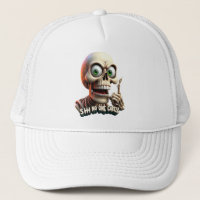 SHHHH... No One Cares Skeleton With Green Eyes