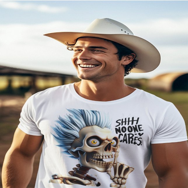 SHHHH... No One Cares The Ghostly  T-Shirt (Creator Uploaded)