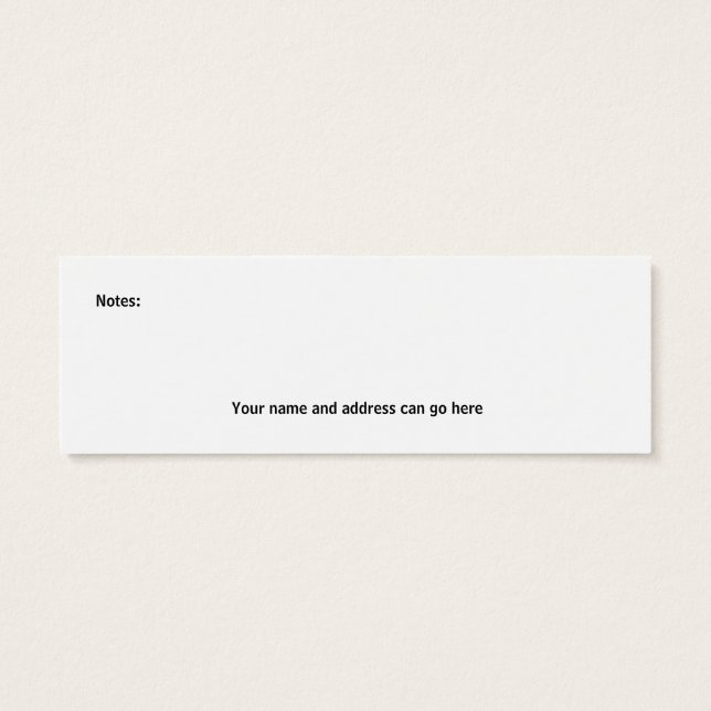 Shhhhhhhh Bookmark to Customise (Back)