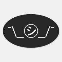 Shi Kana Shrug Emoticon ¯\_㋛_/¯ Japanese Kaomoji
