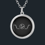 Shi Kana Shrug Emoticon ¯\_㋛_/¯ Japanese Kaomoji Silver Plated Necklace<br><div class="desc">Funny Geek Humour Kaomoji Shi Kana Shrugging Japanese Emoticons ASCII Text Art Face Mark.

Globe Trotters specialises in idiosyncratic imagery from around the globe. Here you will find unique Greeting Cards,  Postcards,  Posters,  Mousepads and more.</div>